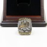 NFL 2015 Super Bowl L 50 Denver Broncos Championship Replica Fan Ring with Wooden Display Case - Miller